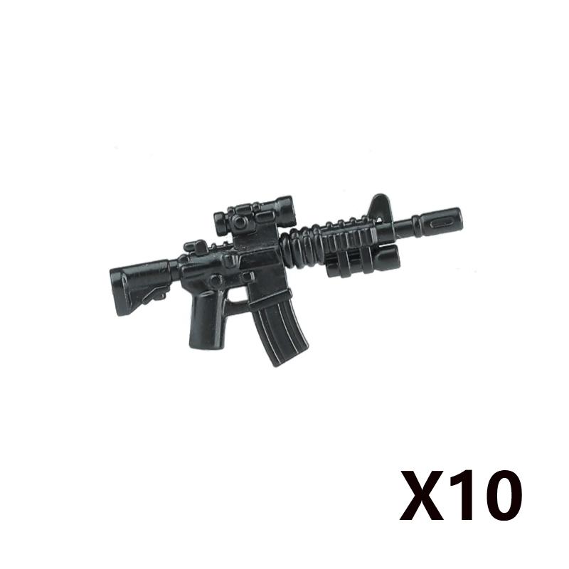 Военные строительные блоки фигурка американского солдата M4 бронежилет спецназа тактическая пуленепробиваемая броня аксессуары для оружия кирпичи игрушки