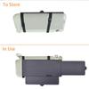 Car Sun Visor Extender Antiglare Sun Blocker Sun Visor Extender Windshield and Side Window Sunshade and UV Rays Blocker - Black