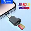USB2.0 Картридер TF Memory Mini Card Reader Поддержка 2 ТБ емкости Высокоскоростная передача Type-C Адаптер устройства Для телефона