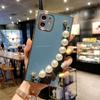 Гальванический браслет подходит для iPhone 13, Apple 11/XR, квадратный силиконовый чехол для мобильного телефона с мелкими отверстиями, цвет конфет, Apple 8P