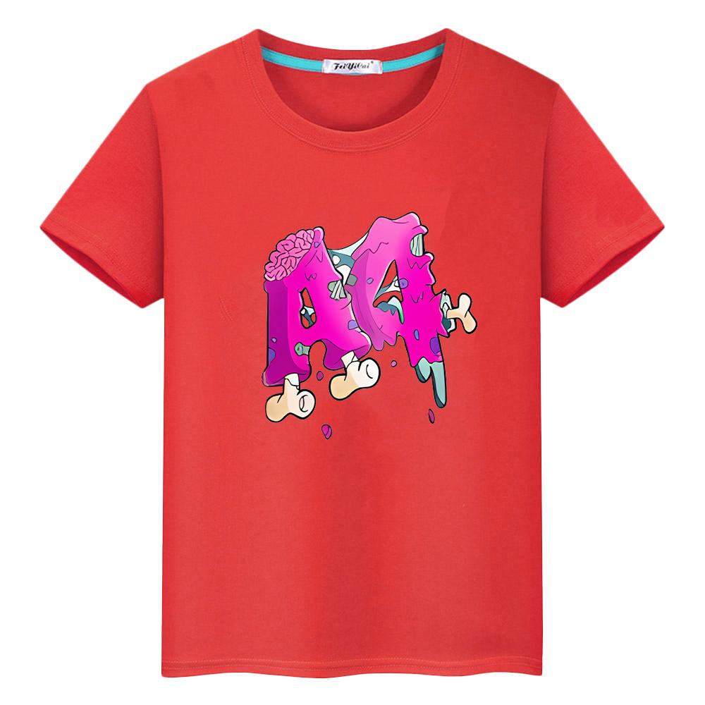 Donut A4 Print T Shirt for Kids Boy10year Tops 100%Cotton Tees Y2k One Piece Merch A4 Lamb Anime Short Pride Tshirt Girl Clothes