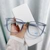 Анти-синие очки для женщин без макияжа, нестандартная оправа очков для студентов мужского пола, готовые очки для близорукости, черная оправа