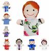 Family Members Family Members Hand Puppets Plush Toy Cloth Adorable Figures Puppets  Birthday Gift