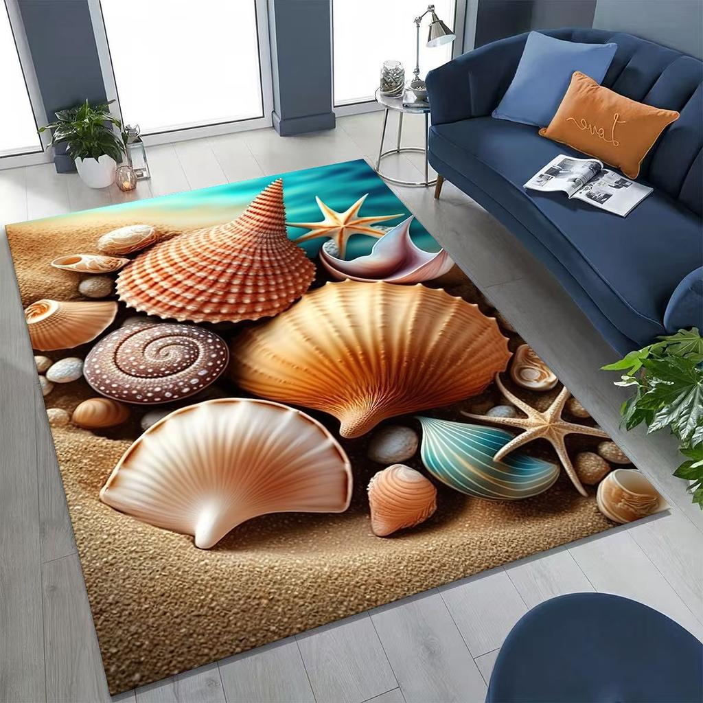 Ковер Dream Starfish Shell Tropical Beach Sea Star Art для спальни, гостиной, дивана, домашний коврик для двери, декор, большой нескользящий коврик для пола