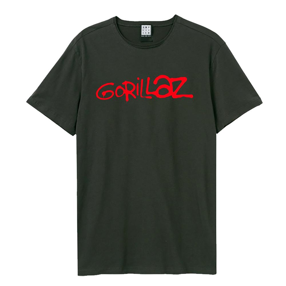 Amplified Unisex Adult Gorillaz Logo T-Shirt