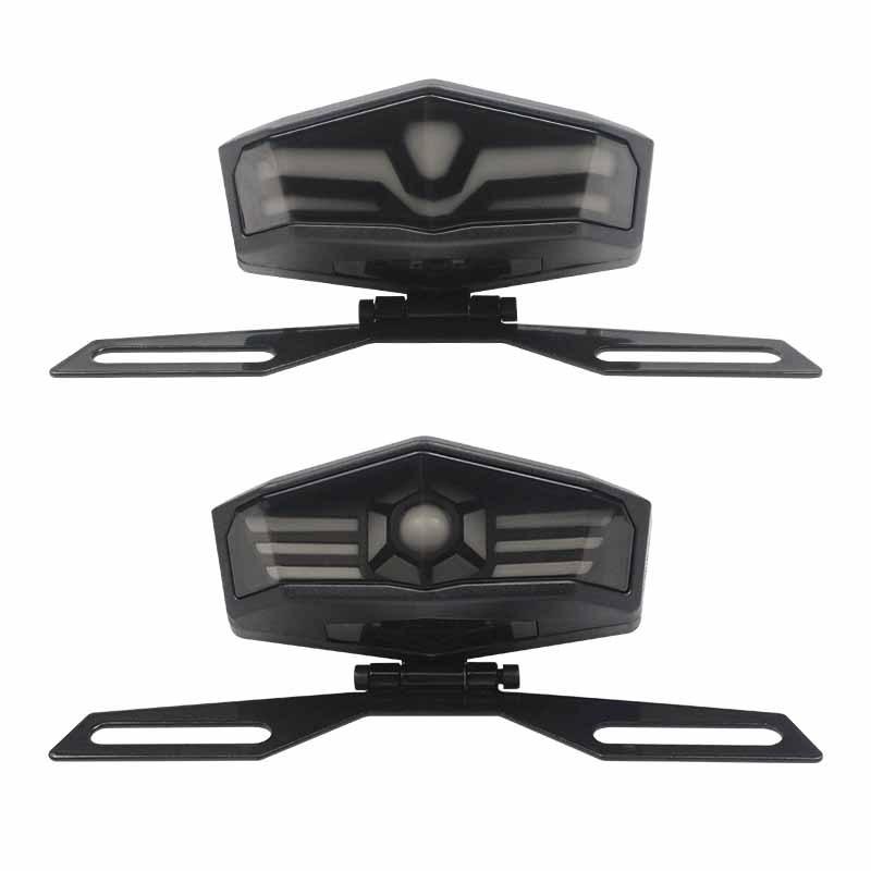 1 шт. мотоциклетный многофункциональный фара для вождения, внедорожный светодиодный задний фонарь, модифицированная вспышка, стоп-сигнал, номерной знак с кронштейном