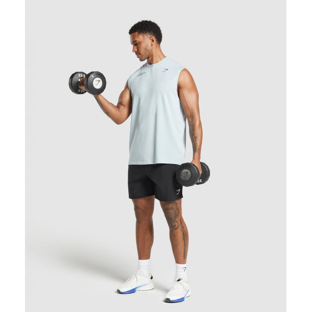 Gymshark Кондиционер Club Tank Cool Blue A2b4u Ucvd