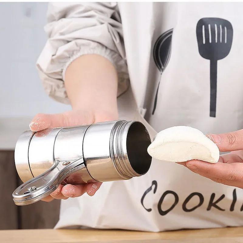 Бытовая ручная машина для пасты из нержавеющей стали Кухонные инструменты Ручная машина для прессования лапши Мультифункциональные ручные лапшерезки