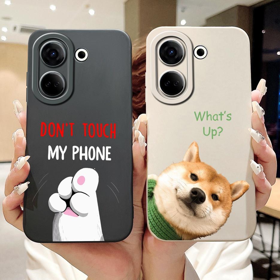 For Tecno Camon 20 Pro 5G Case CK8n Cute Animals Cartoon Cover Soft TPU Phone Case For Tecno Camon 20 Premier Camon20 Pro Bumper