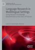 Книга Language Research In Multilingual Settings : Doing Research Knowledge Dissemination At the Sites of Practice