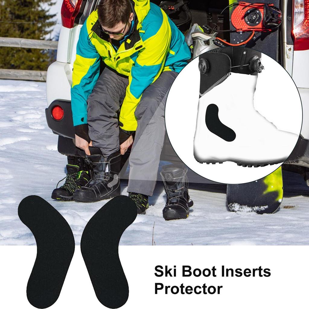 6 Pairs Ski Boot Inserts Self-Adhesive Ski Boots Ankle Protector Ski Boot Inserts Protector Ski And Snowboard Boot Accessories