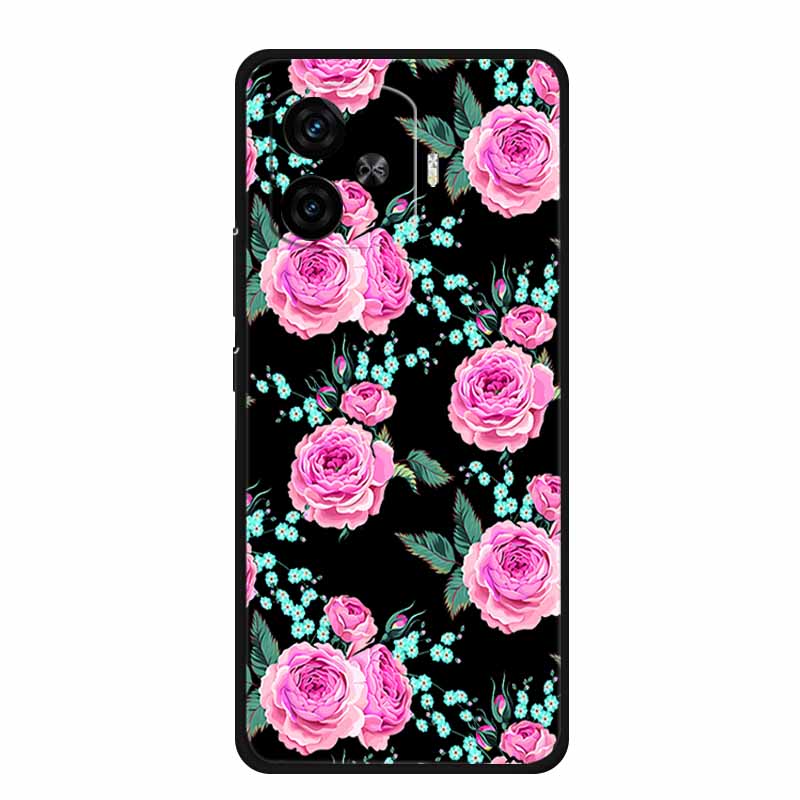 Черный силиконовый чехол для Vivo iQOO Z9 Turbo Plus Чехол Z 9 Turbo Coque Мягкая задняя крышка для телефона Vivo iQOO Z9 Turbo Мультяшный