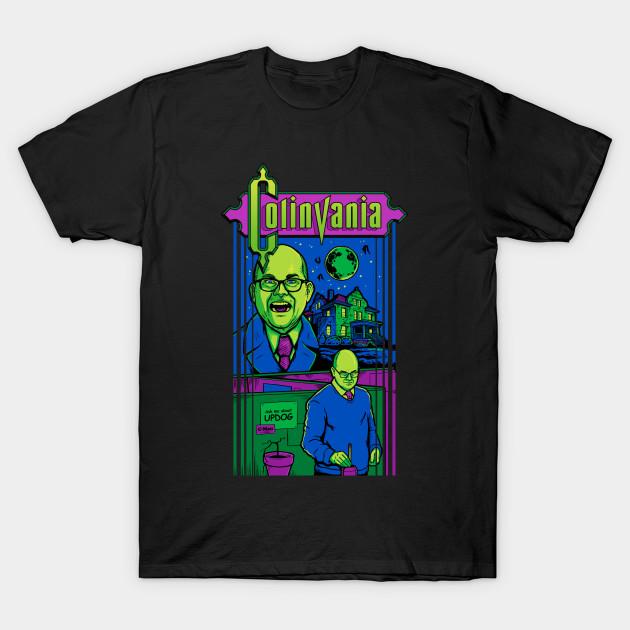 Men Black Print T-shirt Colinvania No-Cut Transfer Paper Print Cotton Tshirt