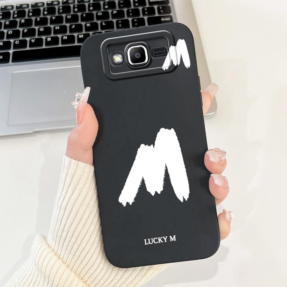 For Samsung J2Prime G532F G532G Cover For Samsung Galaxy J2 Prime Case Simple Fashion Letters A-Z Pattern Design Silicone Bumper