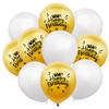 10Pcs/set Happy Birthday Latex Balloons 12inch Helium Confetti Air Globos Kids Adult Birthday Party Decoration Supplies