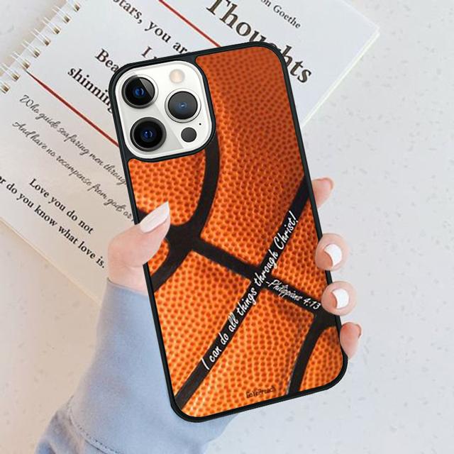 Текстурированный чехол для телефона с рисунком баскетбольного мяча для iPhone 17 Air 16 15 14 Plus apple 16 11 12 13 Pro Max coque