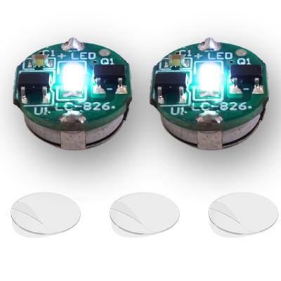 Светодиодный Свет Магнитный Переключатель Кнопка Набор Независимого Освещения Пластик и Другое YOTSUBA+ 2, Маленький, Ультра-Маленький, Беспроводной, Магнитный, Поделки, Исследования,