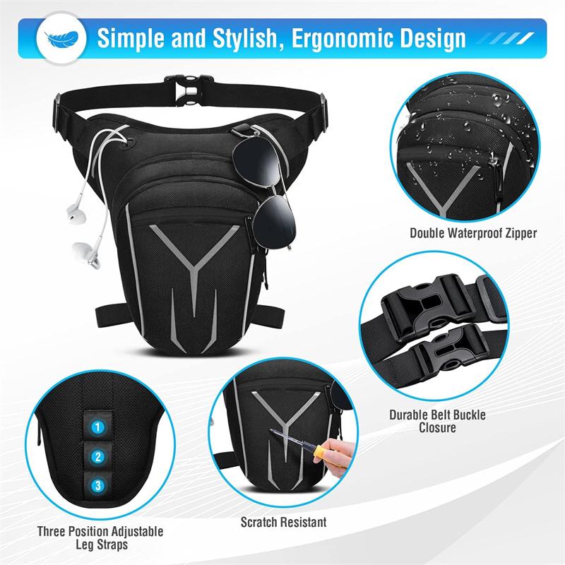 Для Bmw R1200Gs R1250Gs R 1200Gs R1250 Gs R 1250 Lc Adv мотоцикл водонепроницаемый заниженная талия сумка для ног поясной ремень бедра поясница военный