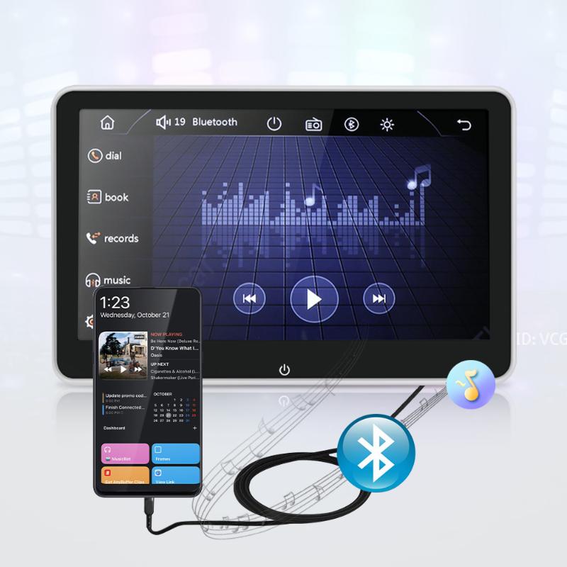 Сенсорный экран, внешний MP5-дисплей на подголовнике, автомобильная универсальная задняя развлекательная система