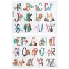 Животные Растения Узор из английских букв Наклейка на стену Настенные наклейки для декора детской комнаты