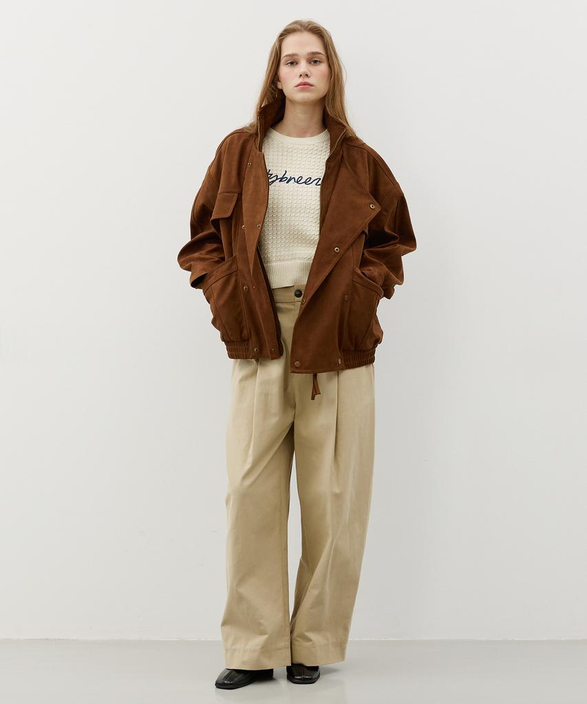 Citybreeze Suede Utility Jumper_Brown