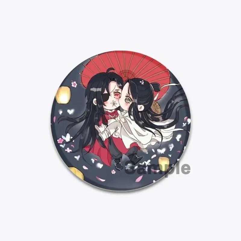 32/44/58MM Chinese Anime Tian Guan Ci Fu Brooche On Backpack Cartoon Badge Xie Lian Hua Cheng Enamel Pin Jewelry Accessorie Gift