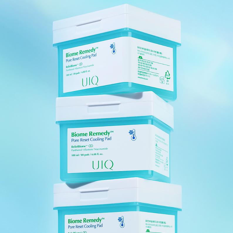 UIQ Biome Remedy Pore Reset Cooling Pad 180ml 80EA