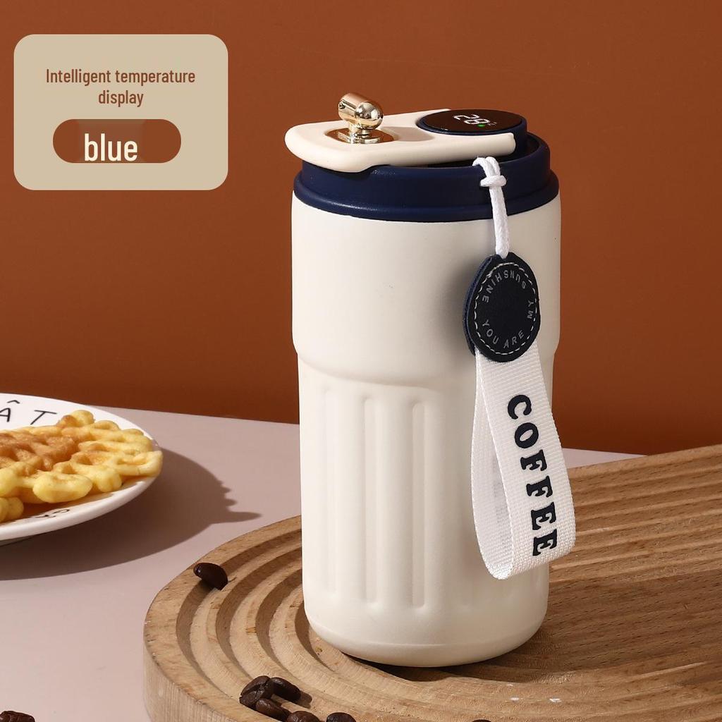 Портативная термокружка для кофе из нержавеющей стали 304 для использования на улице и в автомобиле