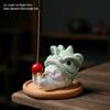 Керамический Держатель для благовоний в виде кота: Милый ornament-питомец «Танец льва» для декора дома.