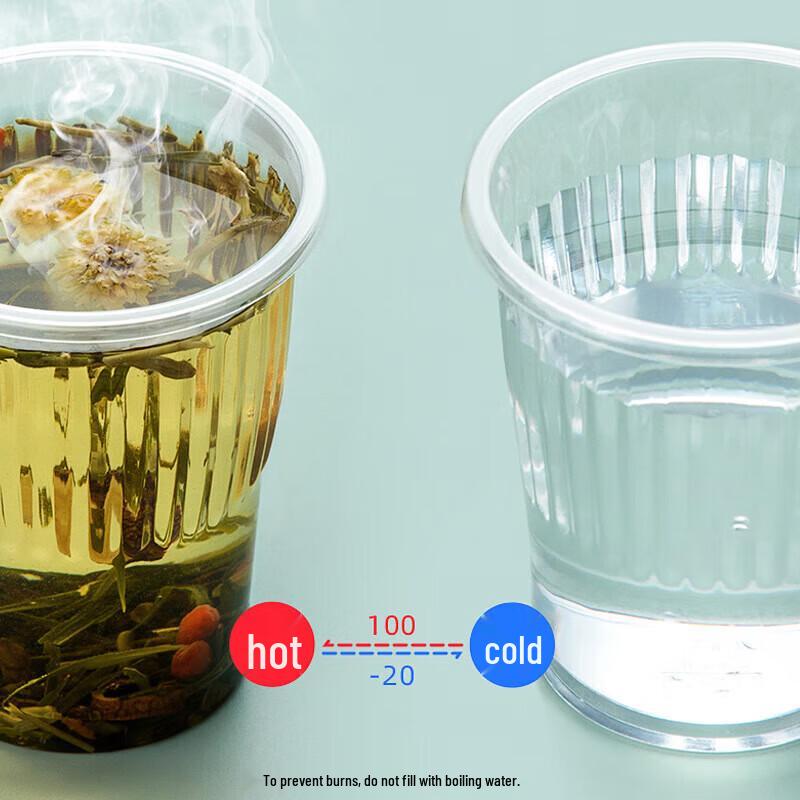 CHAHUA Disposable Thickened Plastic Cups