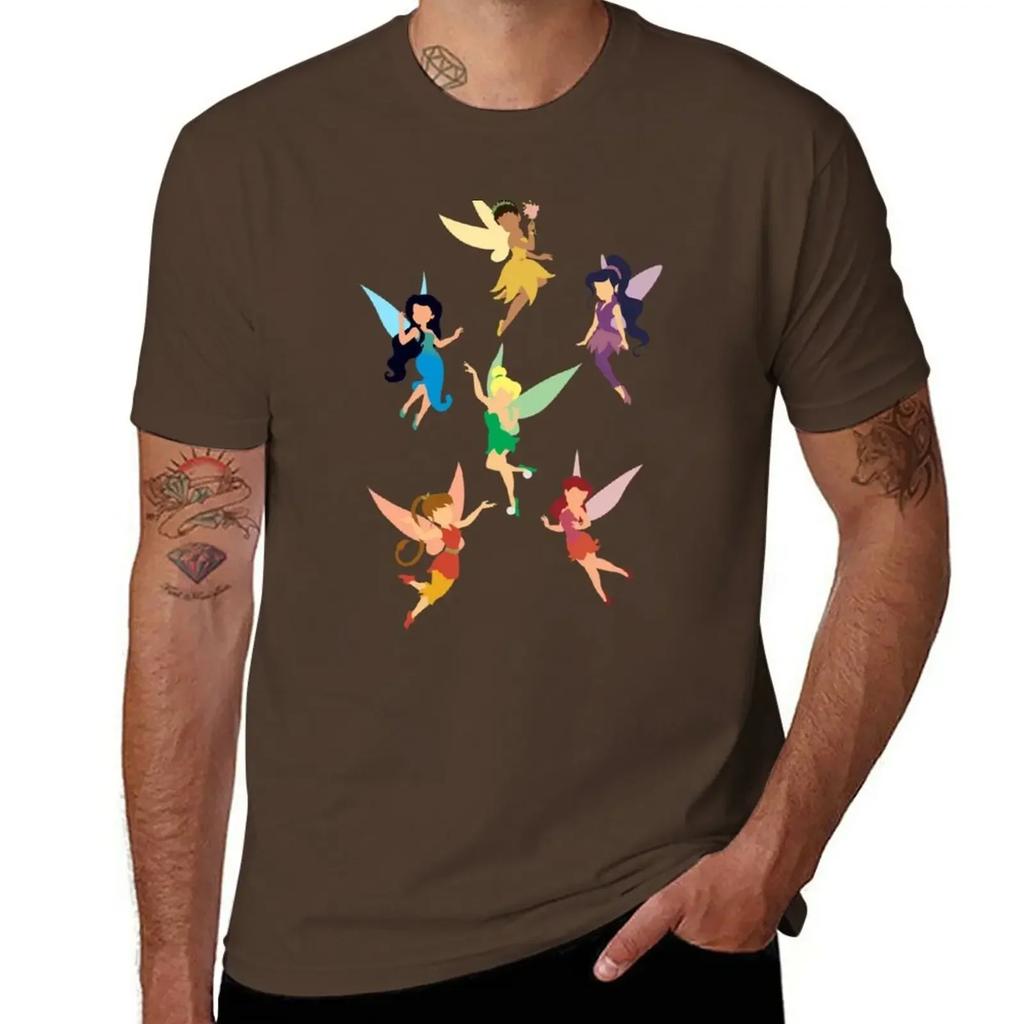 Fairies T-Shirt vintage quick drying t shirts men