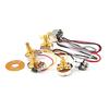Готовый комплект проводки для гитары 3-позиционный A250K 2V 2T и гнездо Prewired Guitar Wiring Hareness