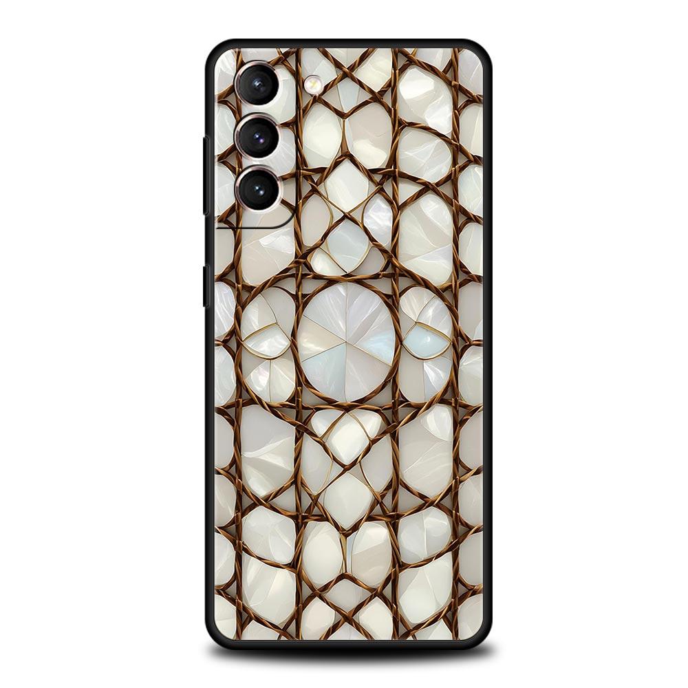 Складывающийся Чехол-Крышка с Текстурой для Samsung Galaxy S26 S25 S24 S23 S22 S20 S21 FE Ultra S25 Edge Plus 5G Мягкий ТПУ Чехол Сумка Funda