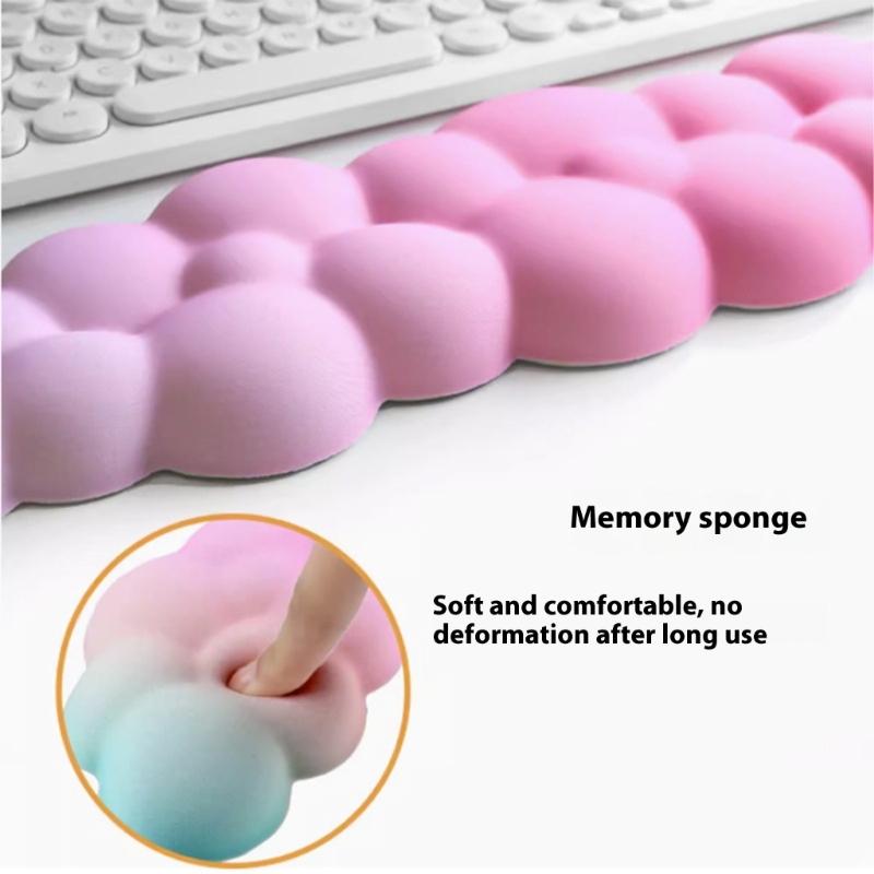 Мягкая эргономичная подставка для запястья Cloud Mouse, силиконовая подкладка, поддержка запястья стола, эргономичная подставка под мышь для длительной работы за компьютером