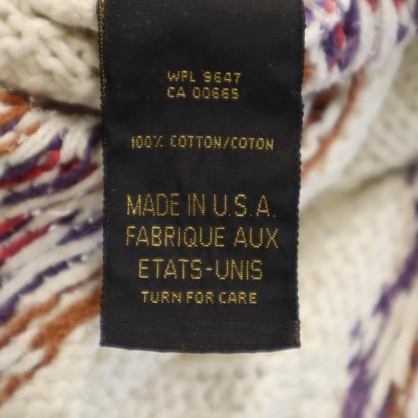 EDDIE BAUER 90-е Сделано в США Старый черный ярлык Комбинезон ручка Свитер из хлопка с длинным рукавом Женский Б/У