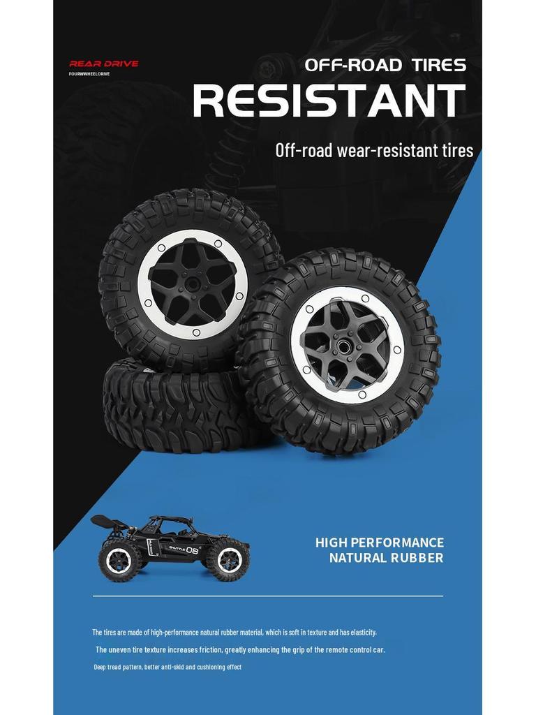 1:20 Сплав Внедорожный Радиоуправляемый Автомобиль: Бигфут-альпинист с пультом 2.4G, подсветкой и возможностями дрифта.