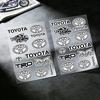 FOR TOYOTA TRO GR Multi Scene Waterproof Reflective Scratch Cover Stickers Fit Auto Motorcycle Helmet Refrigerator Water Cup