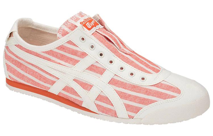 Men's Sneakers Onitsuka Tiger Mexico 66 Slip-On 'Cream Orange Pinstripes'