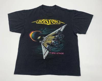 Vtg Boston Third Stage Tour Classic Rock T-Shirt Black S-5XL