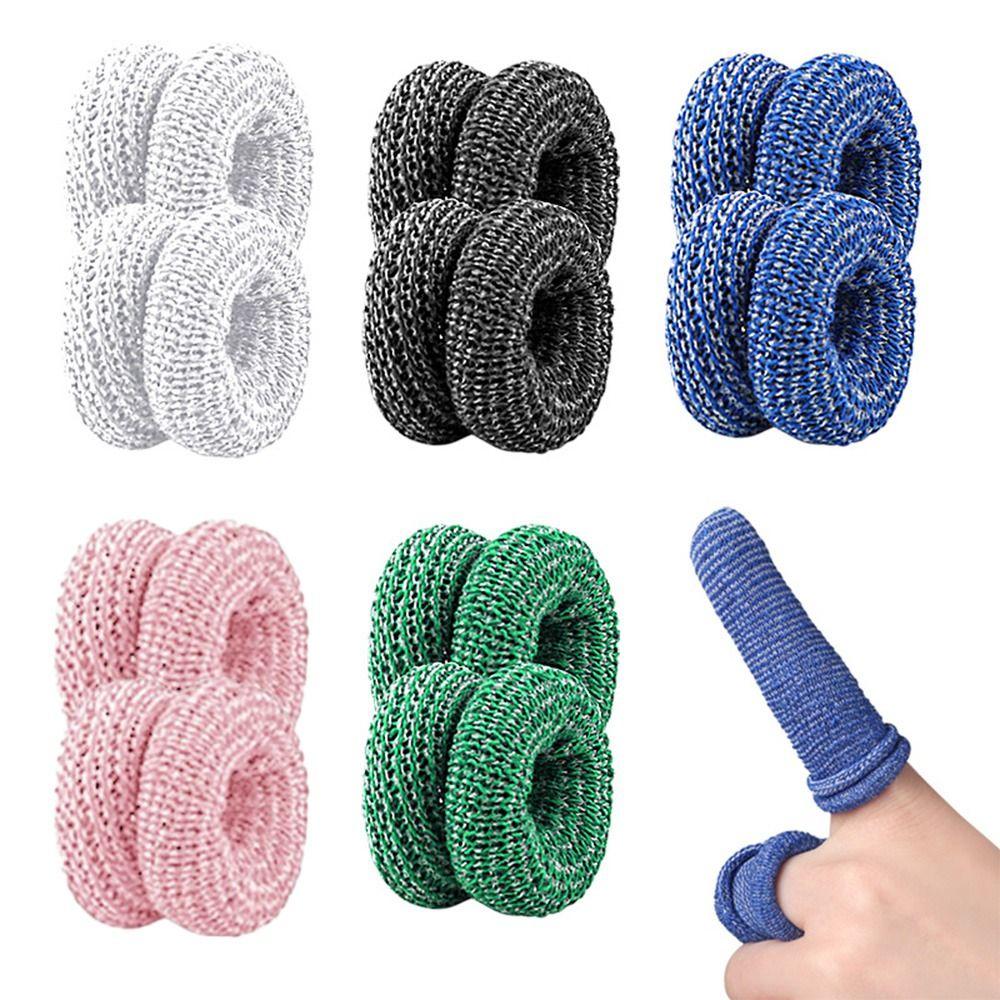 10PCS Protectors Cotton Finger Cots Multicolor Finger Covers New Sports Safety  Work