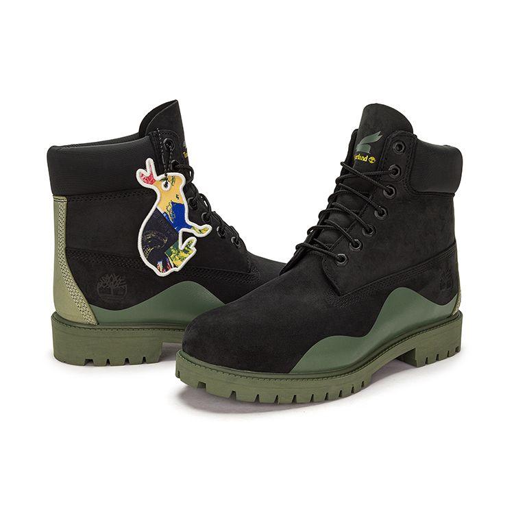 Timberland Водонепроницаемые кожаные короткие уличные ботинки мужские ботинки черного цвета A5UYWW