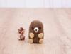 Hamanaka Wool Felt Kit, Cute Forest Animals, Hyokkori Mole, H 441-601