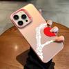 Love couple avatar Phone Case For iPhone 17,16,15,14,13,12,11,Pro Max,Plus Candy Silver Cover