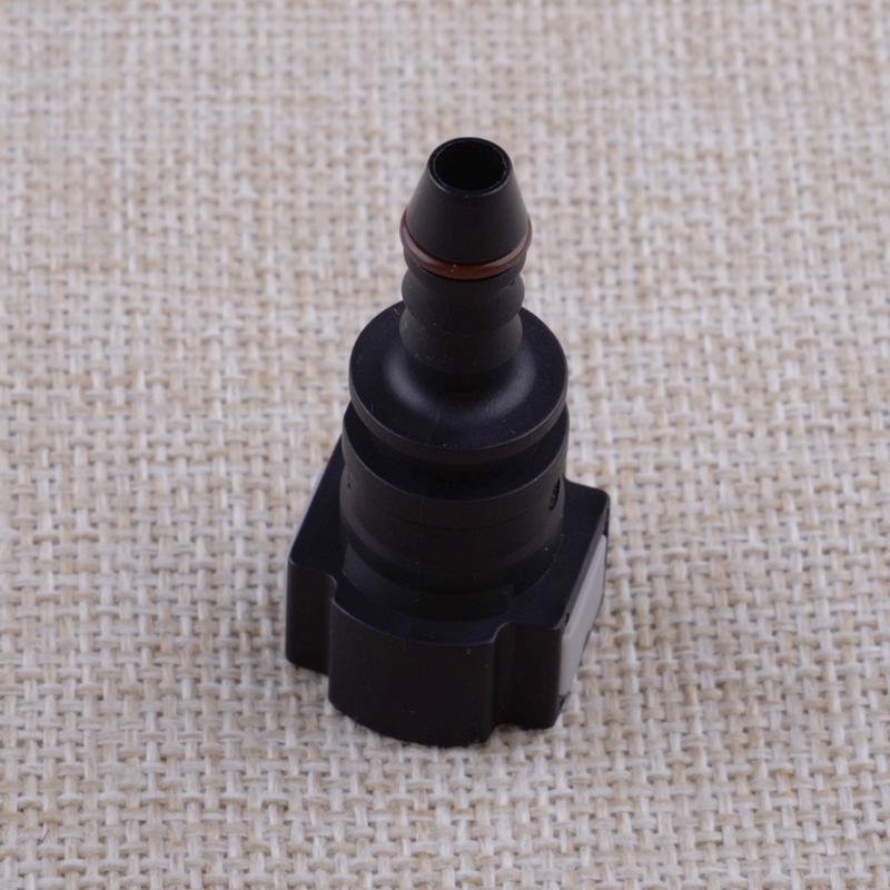 2Pcs Car Fuel Line Hose Pipe Quick Connectors Straight Push-On Single Barb for 3/8" to 5/16" ID Nylon Tubing Accessories