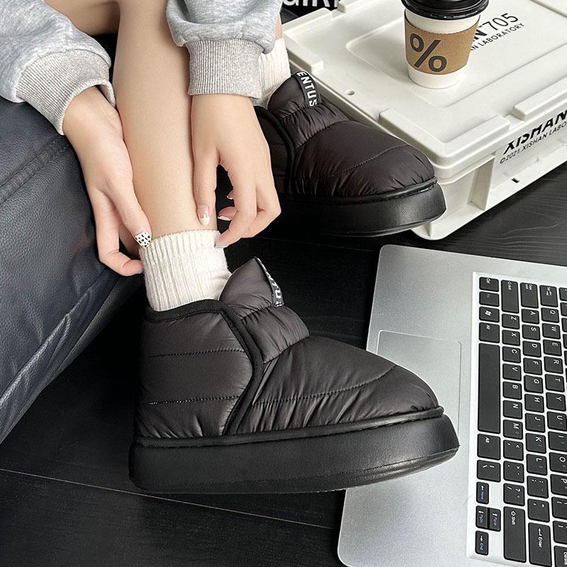 Comfort Soft Sole Winter Shoes Women New Thick Bottom Non-Slip Plush Ankle Boots Woman Indoor&outdoor Keep Warm Cotton Boots