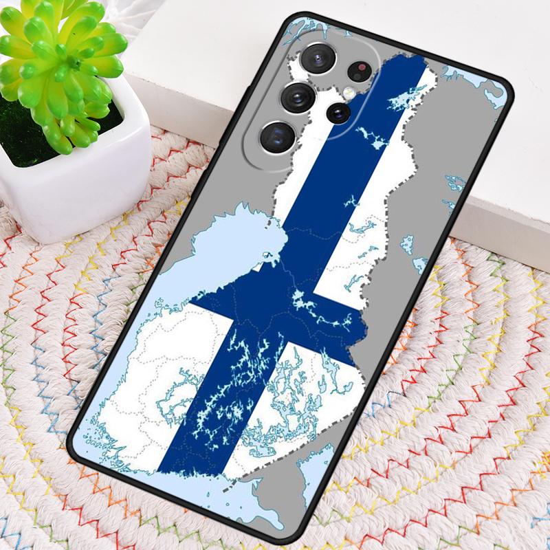 Мягкий чехол для телефона с флагом Финляндии для Samsung Galaxy note 10 pro S26 Ultra S23 S24 FE S25 S21 S22 PLUS ударопрочный чехол