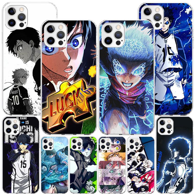 Blue Lock Isagi Yoichi Phnoe Case for Iphone 17 Air 16 16E 11 12 13 Mini 14 Plus 15 Pro Max 7 8 + SE 2020 Phone Cover Coque 17 A