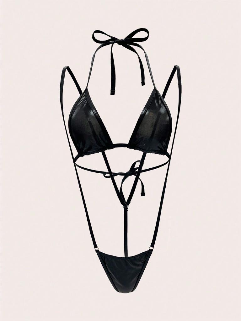 Сексуальное нижнее белье Цельное Трехточечное Женское Сексуальное Белье Комплект