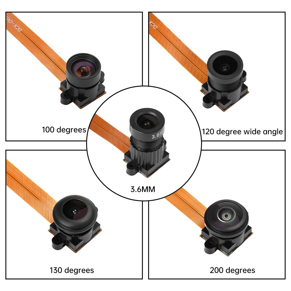 Модуль камеры OV5640 5-мегапиксельный сверхширокоугольный объектив DVP-интерфейс Для платы разработки ESP32 STM32 100 120 130 200 градусов