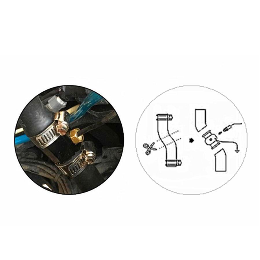 Мотоциклетный 5 в 1 Вольтметр температуры воды Часы Зарядное устройство USB + Датчик 22 мм